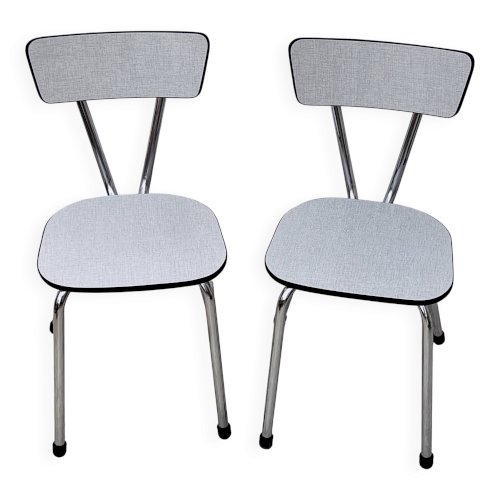 Lot de 2 chaises en Formica
