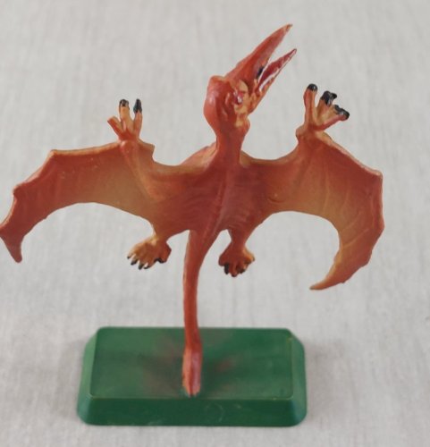 Lot de 2 figurines dinosaure, Ptérodactyle + Rhamphorhynchus, plastique, Starlux ^
