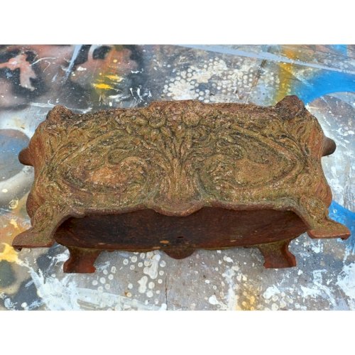 Lot de 2 Jardinières en Fonte 1900 de Charleville - Mézières