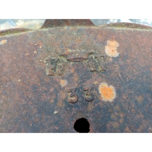 Lot de 2 Jardinières en Fonte 1900 de Charleville - Mézières