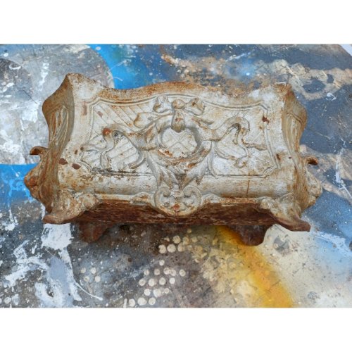Lot de 2 Jardinières en Fonte 1900 de Charleville - Mézières