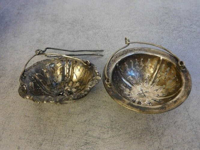 LOT DE 2 PASSE THE EN ARGENT MASSIF DE 27,39 GRAMMES