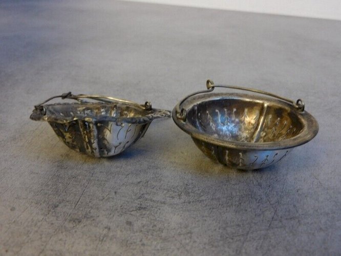 LOT DE 2 PASSE THE EN ARGENT MASSIF DE 27,39 GRAMMES