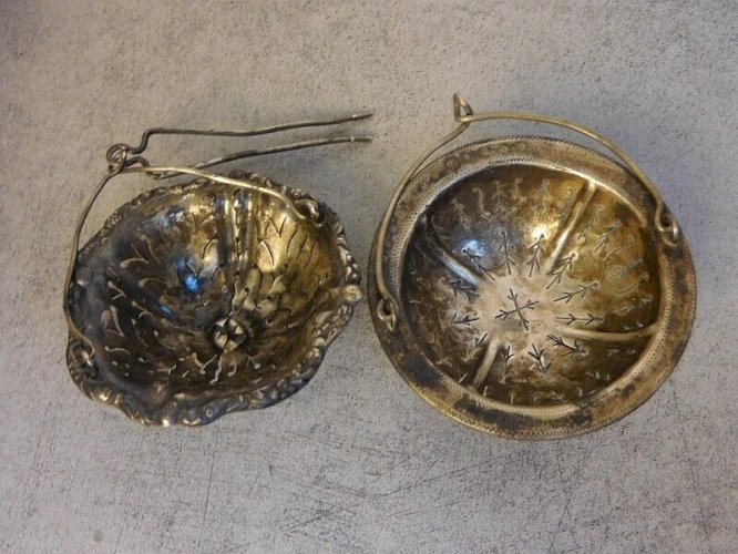 LOT DE 2 PASSE THE EN ARGENT MASSIF DE 27,39 GRAMMES