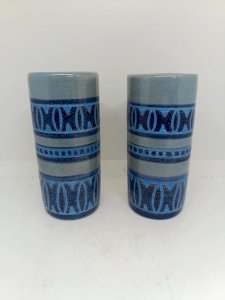 set of 2 small Vallauris vases signed Louis Bacculini in good condition
