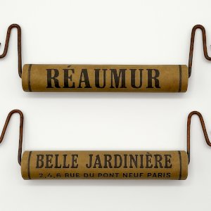 Set of 2 vintage promotional handles – Réaumur & La Belle Jardinière, Paris