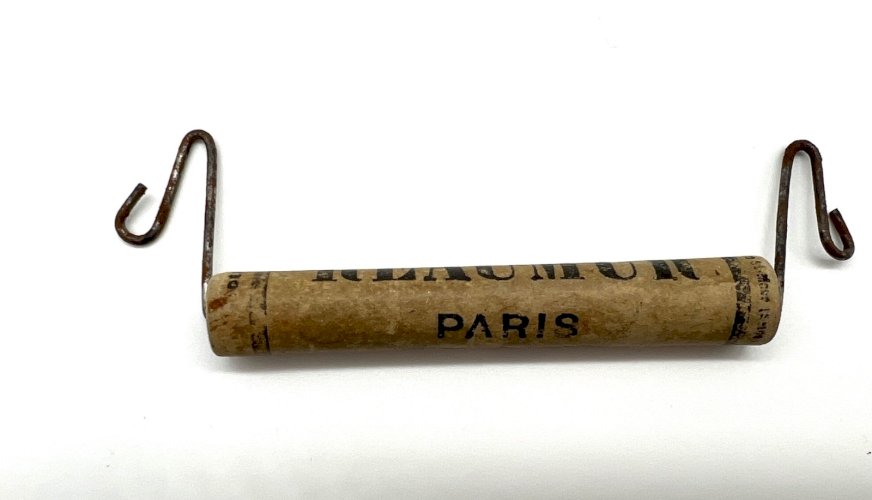 Lot de 2 poignées publicitaires anciennes – Réaumur & La Belle Jardinière, Paris