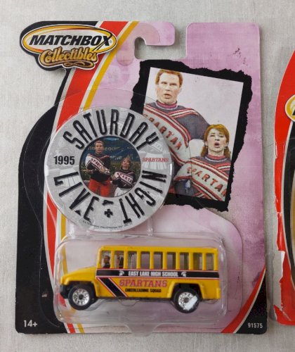 Lot de 2 voitures, Checker Taxi, Saturday Night Live, Matchbox