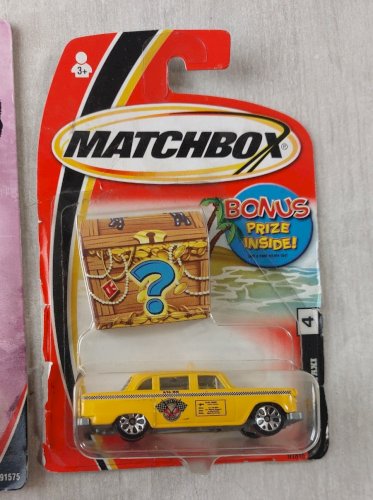 Lot de 2 voitures, Checker Taxi, Saturday Night Live, Matchbox