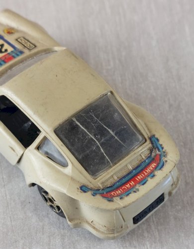 Lot de 2 voitures, Dyane 6 Mehari Minialuxe + Porsche Carrera RSR Martini Norev ^
