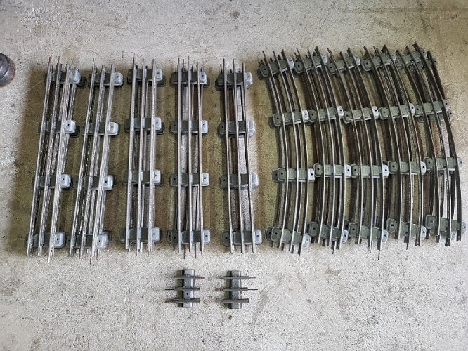 LOT DE 20 RAILS DE TRAIN HORNBY JEP