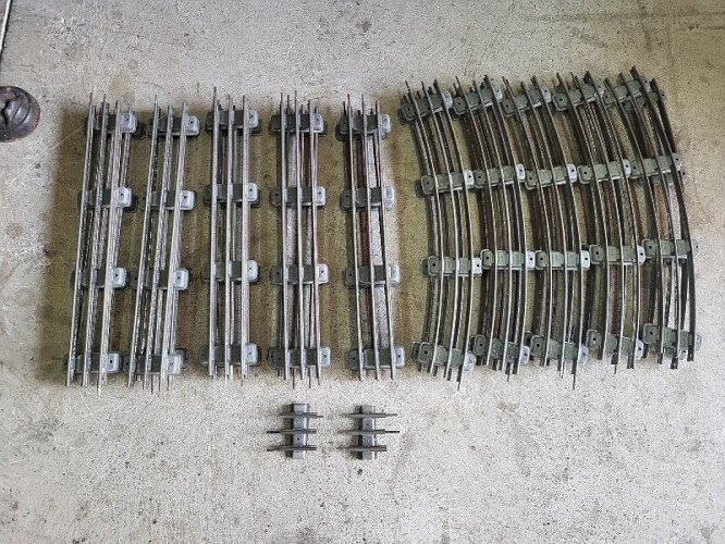 LOT DE 20 RAILS DE TRAIN HORNBY JEP
