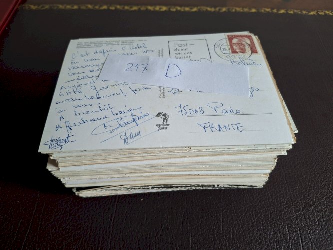 Lot de 217 cartes postales Allemagne avec diversité CPA CPSM CPM