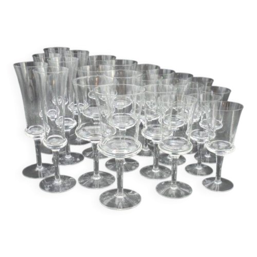 Lot de 24 verres à pied