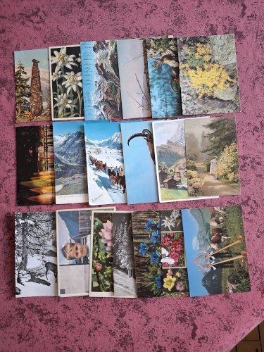 Lot de 250 cartes postales Suisse avec diversité CPA CPSM CPM