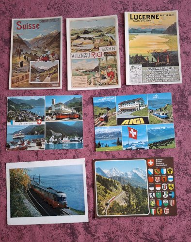Lot de 250 cartes postales Suisse avec diversité CPA CPSM CPM
