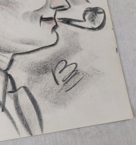 Lot de 3 anciennes caricatures, vintage