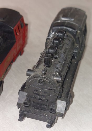 Lot de 3 anciennes locomotives vapeur, dont Lima, en HO