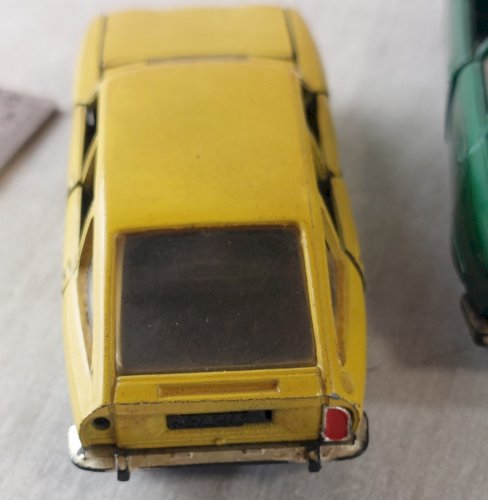 Lot de 3 anciennes voitures, Citroën GS, CX 2200, Visa, en métal, Norev Jet Car