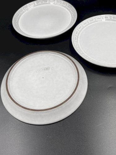 Lot de 3 assiettes à dessert Céramano par Karl Leutner