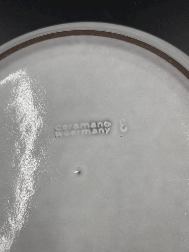 Lot de 3 assiettes à dessert Céramano par Karl Leutner