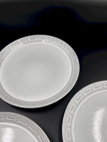 Lot de 3 assiettes à dessert Céramano par Karl Leutner
