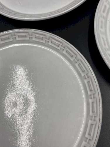 Lot de 3 assiettes à dessert Céramano par Karl Leutner