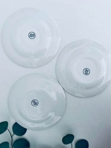 Lot de 3 Assiettes à Dessert Churchill England - Modèle Bramble Vintage
