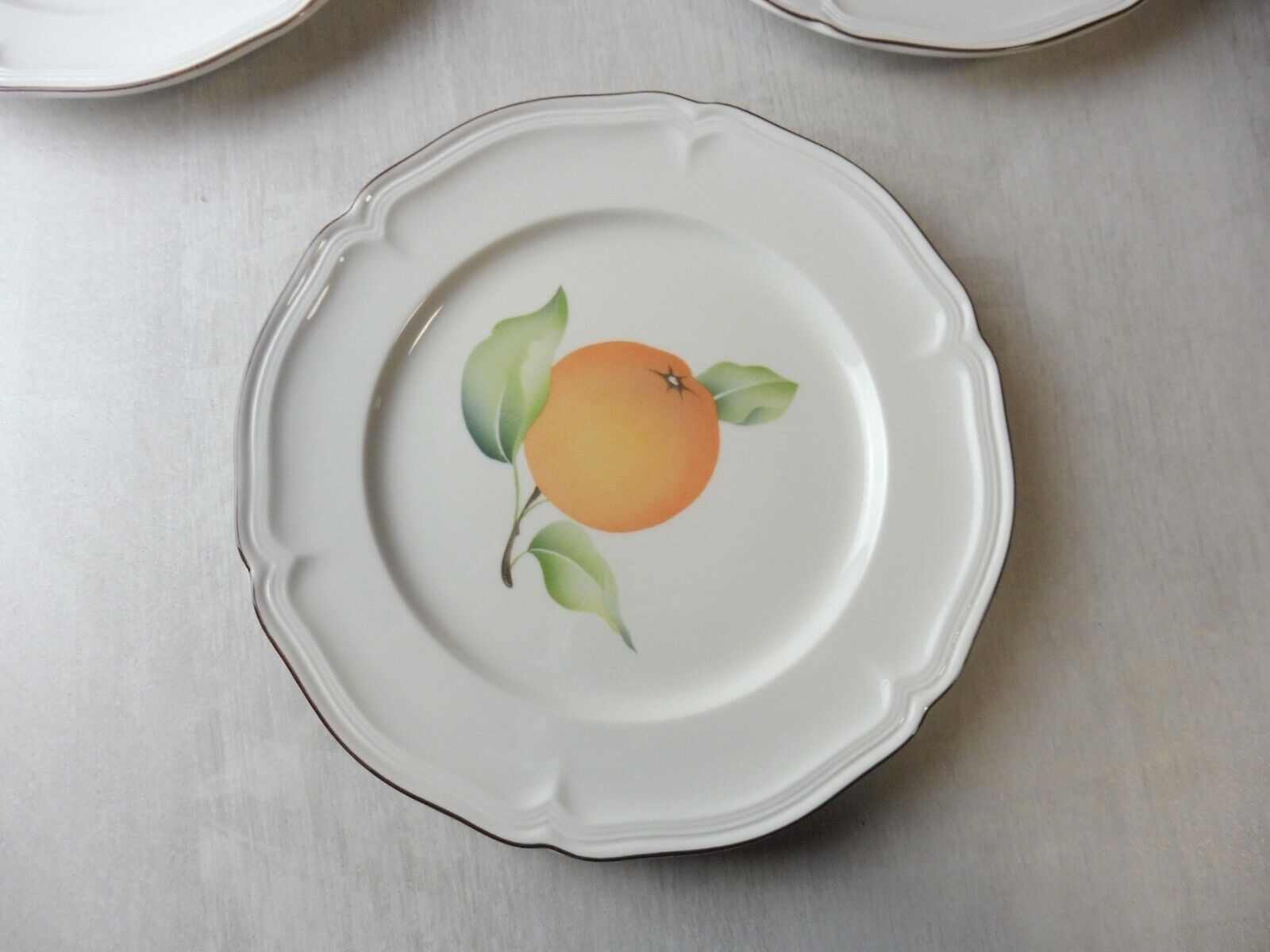 Lot de 3 assiettes à dessert, décor fruits / Frutta, Villeroy & Boch