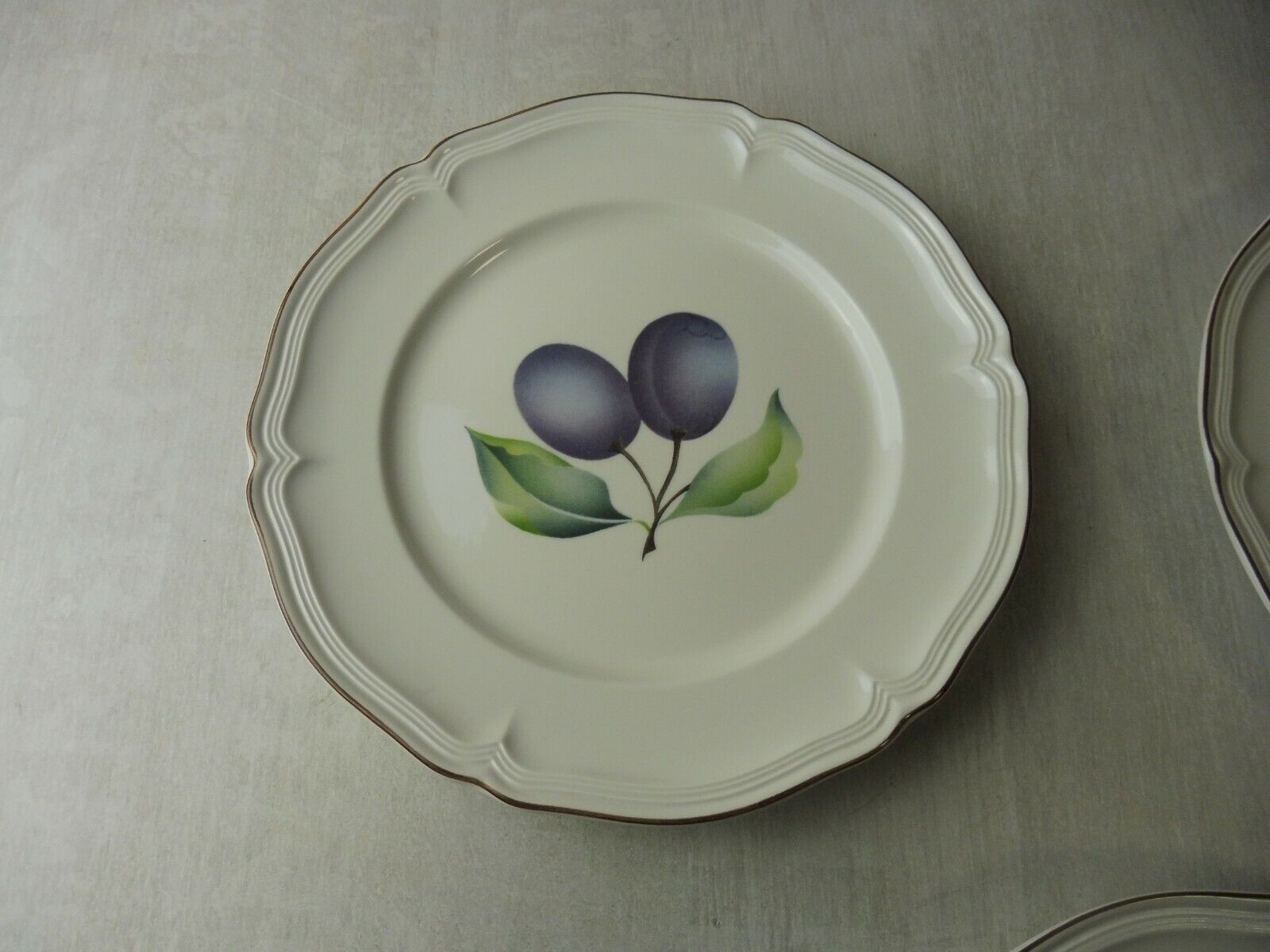 Assiettes Villeroy & Boch Huîtres Et Fruits De Mer - Luxembourg - Très Bel état