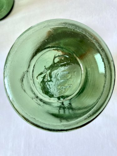 Lot de 3 bocaux de conserve en verre moulé, fermeture à étrier – La Lorraine, Durfor, Goulou