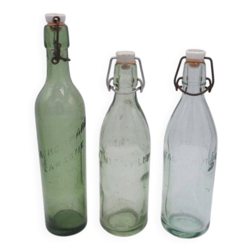 Lot de 3 bouteilles