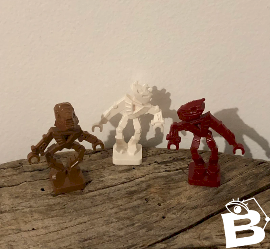Lot de 3 figurines Lego Bionicle