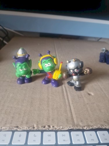 Lot De 3 Figurines sniks Bully, Années 80, 6 cm