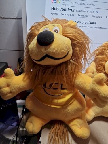 Lot De 3 Peluches Lion LCL le crédit lyonnais tour de France 2020cyclisme