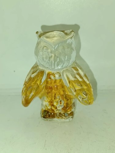 lot de 3 petites sculptures en verre  en bon etat
