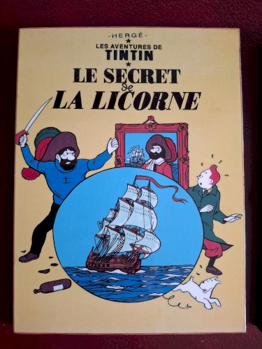 Lot de 3 tableaux peints à la main et laqués Tintin