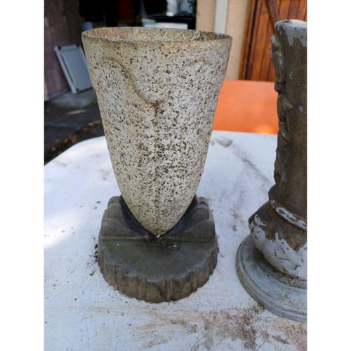 Lot de 3 Vases en Fonte 1900 de Charleville - Mézières