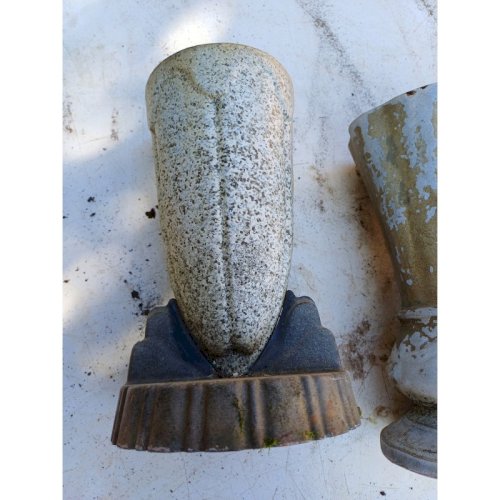 Lot de 3 Vases en Fonte 1900 de Charleville - Mézières