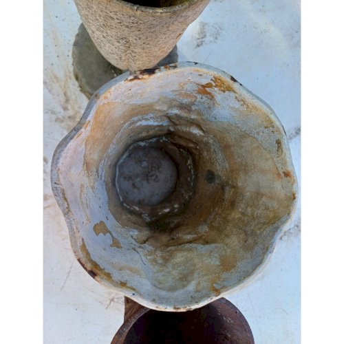 Lot de 3 Vases en Fonte 1900 de Charleville - Mézières