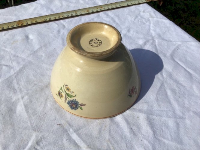 Lot de 4 ANCIEN BOL DÉCOR  cuisine vintage faïence