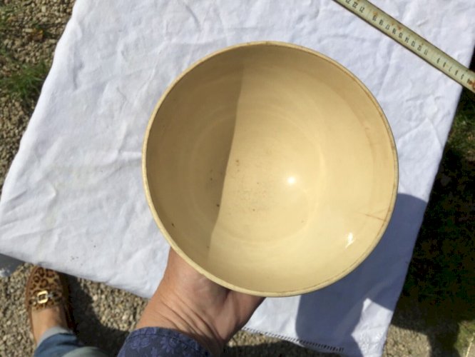 Lot de 4 ANCIEN BOL DÉCOR  cuisine vintage faïence