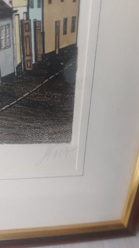 Lot de 4 anciens dessins, à identifier