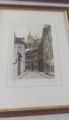 Lot de 4 anciens dessins, à identifier