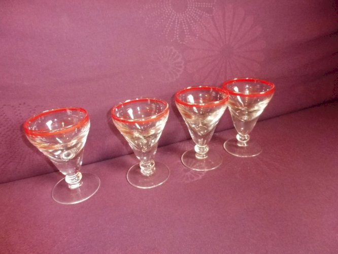 Relaxdays Verres à Shot Lot De 6 - 4cl Transparent Pour Liqueur Expresso Schnaps