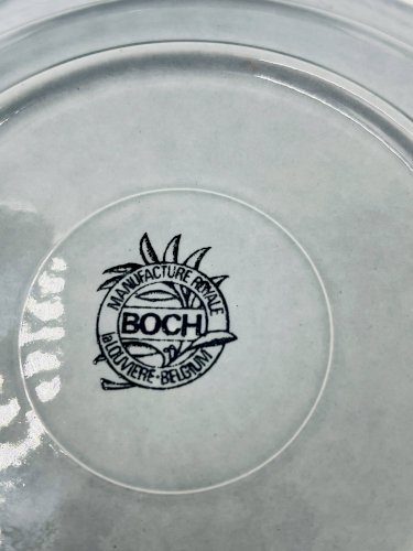 Lot de 4 assiettes Boch Baltic vintage