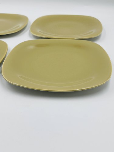 Lot de 4 assiettes Boch La Louvière – Séduction – Années 60