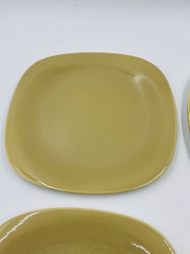 Lot de 4 assiettes Boch La Louvière – Séduction – Années 60