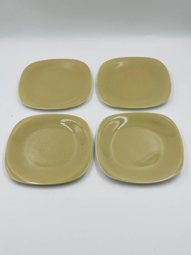 Lot de 4 assiettes Boch La Louvière – Séduction – Années 60