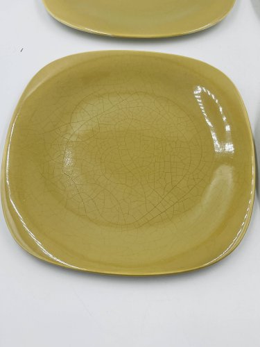 Lot de 4 assiettes Boch La Louvière – Séduction – Années 60
